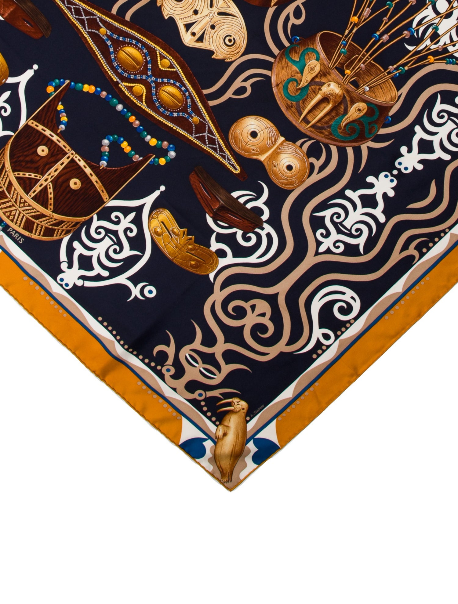 Hermès Le Regard de l'Arctique Silk Scarf